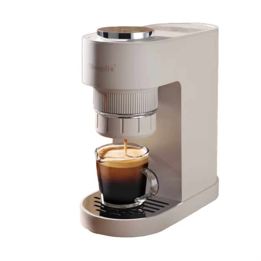 Milk Frother Automatic - ポータブルプロフェッショナル半自動エスプレッソメーカー、ミルクフォーマー、電動コーヒーメーカー、家庭用プラスチック筐体、1300W