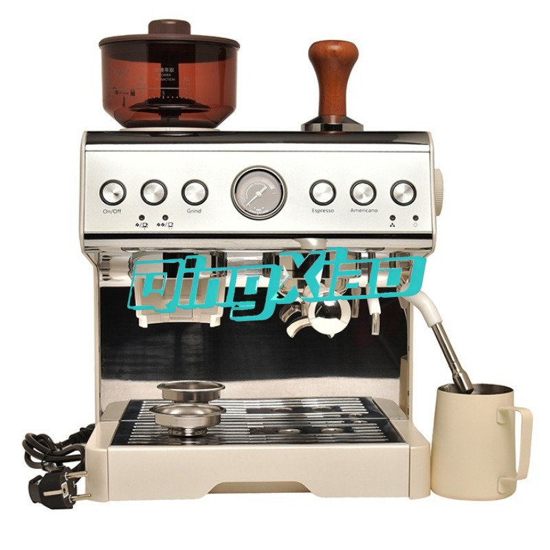 Milk Frother Automatic - 2in1 イタリアンアメリカン セミオートマチックコーヒーメーカー 業務用 家庭用 グラインダー付きコーヒーメーカー