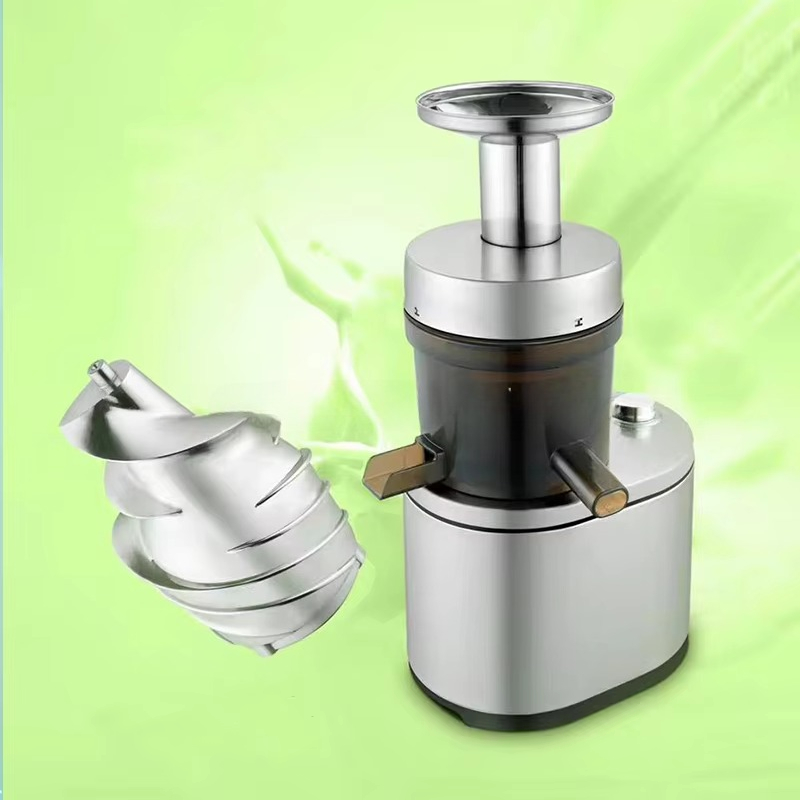 Juicer Cold Press Slow - 1000 ワットヘビーデューティ低ノイズ 60 ミリメートルフィードシュートコールドプレス詰まり防止フルーツ家庭用商業ケータリングスロージューサー