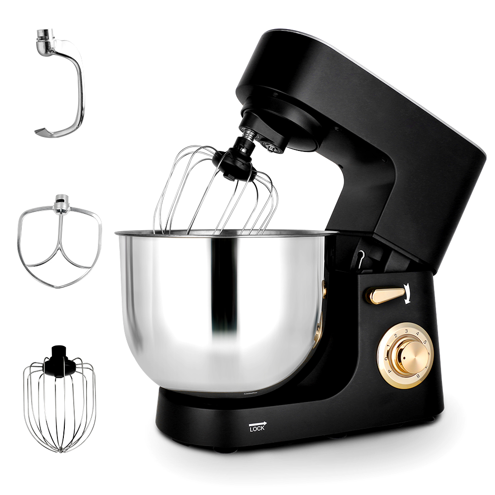 Kitchen Appliances Usa - 家庭用スタンドミキサー 高出力1800W 8L ケーキ・パン生地ミキサー プラネタリー式電動ホームキッチン家電 フードミキサー