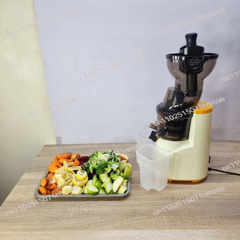 Juicer Cold Press Slow - 76mm大口径スロージューサー 高ジュース収量 コールドプレスジューサー 果物用