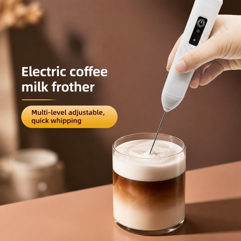 Kitchen Appliances For Restaurant - 電動コーヒーミルク泡立て器、コーヒークリーマー、ハンドヘルドエッグビーター、泡立て器、キッチン自動泡立て器ツール