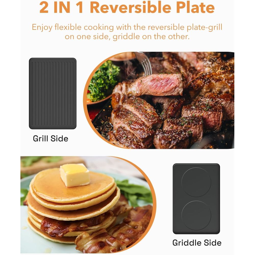 ラクレットテーブルグリル、2-in-1韓国式BBQグリル＆電 - Raclette Grill Table のレビューと価格