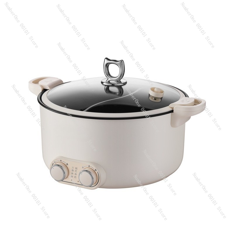 6L 8L ダブルポット電気鍋 多機能寮家庭用調理器 202 - Kitchen Appliances Electric のレビューと価格