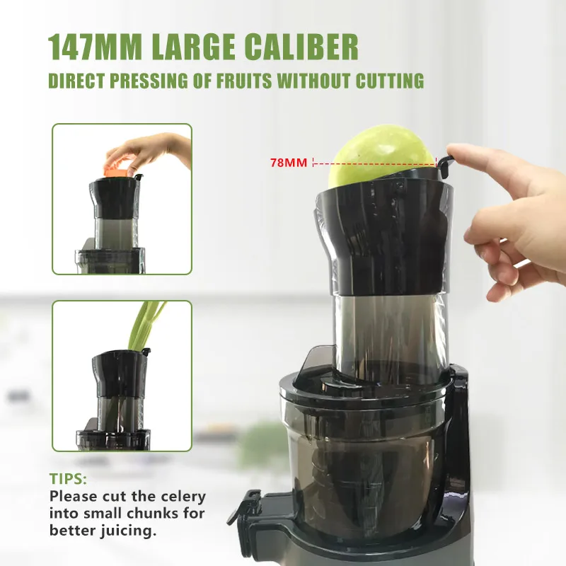 ファームホームストア イスローオレンジ柑橘類ジューサーマシン - Juicer Cold Press Slow のレビューと価格
