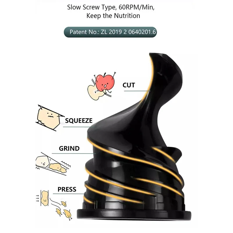 ファームホームストア イスローオレンジ柑橘類ジューサーマシン - Juicer Cold Press Slow のレビューと価格