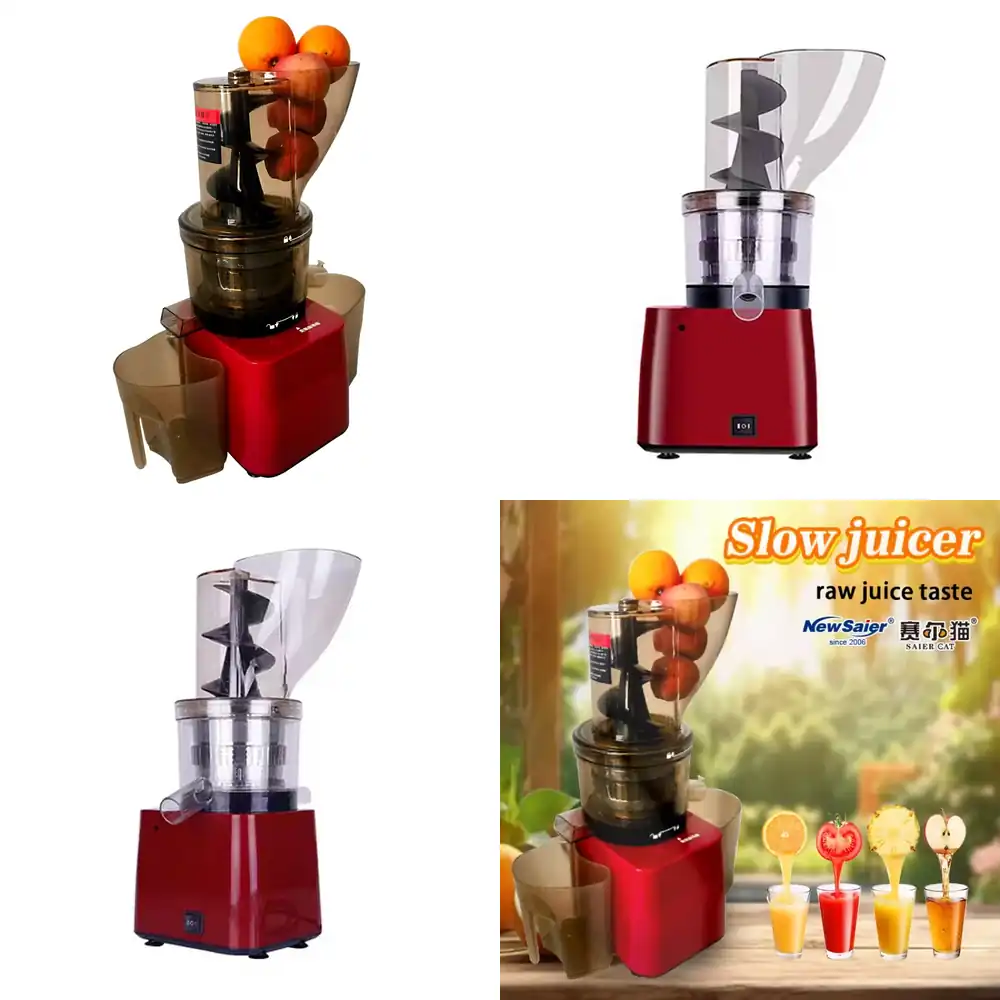 ステンレス製業務用フルーツ野菜ジューサー、オレンジブレンダー - Juicer Cold Press Slow のレビューと価格