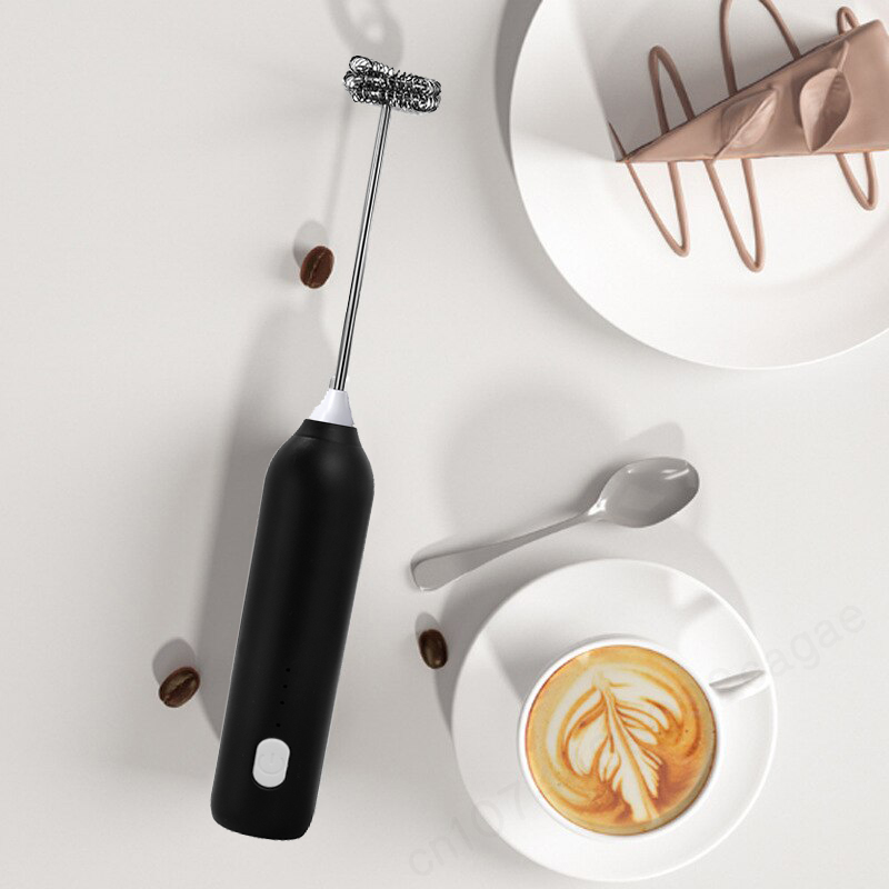 2 で 1 電気コーヒー泡立て器 + エッグビーターワイヤレ - Milk Frother Automatic のレビューと価格