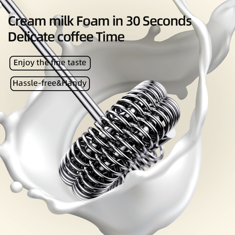 2 で 1 電気コーヒー泡立て器 + エッグビーターワイヤレ - Milk Frother Automatic のレビューと価格