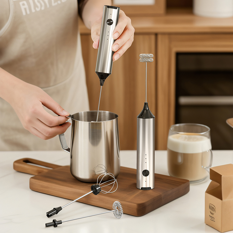 クリトン ステンレス製 ミニ自動ミルクフォーマー ポータブル - Milk Frother Automatic のレビューと価格