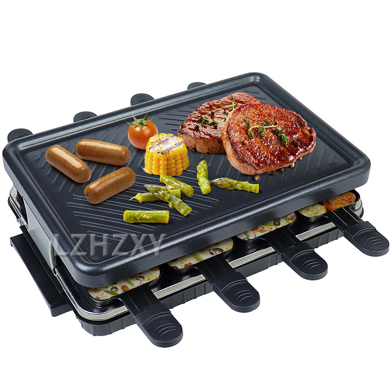 テーブルグリル電気韓国バーベキューグリル屋内チーズラクレット - Raclette Grill Table のレビューと価格