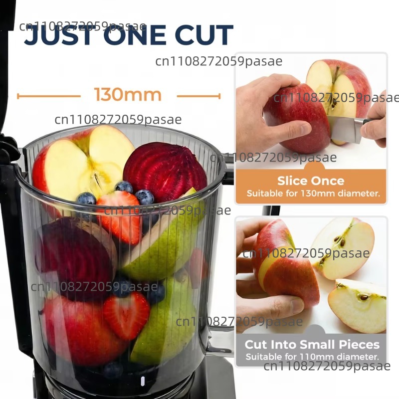 最大出力680W広口低速ジューサー、果物丸ごと投入可能なジュ - Juicer Cold Press Slow のレビューと価格