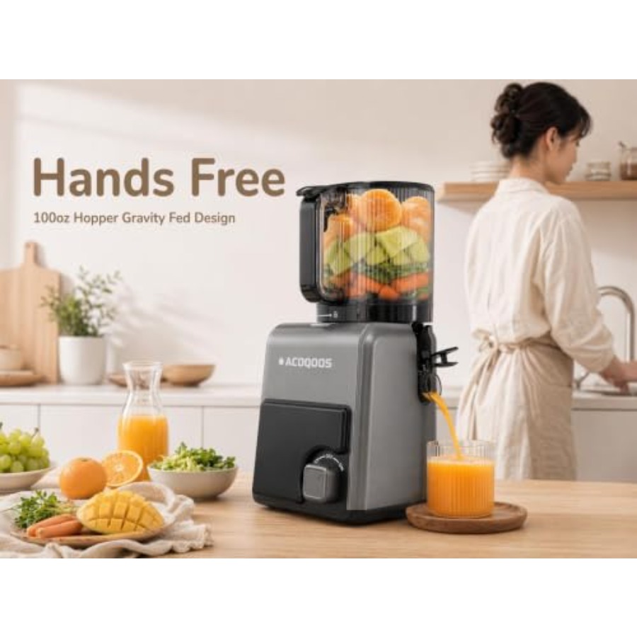 家庭用3-in-1コールドプレスジューサー、オキシダイズドグ - Juicer Cold Press Slow のレビューと価格