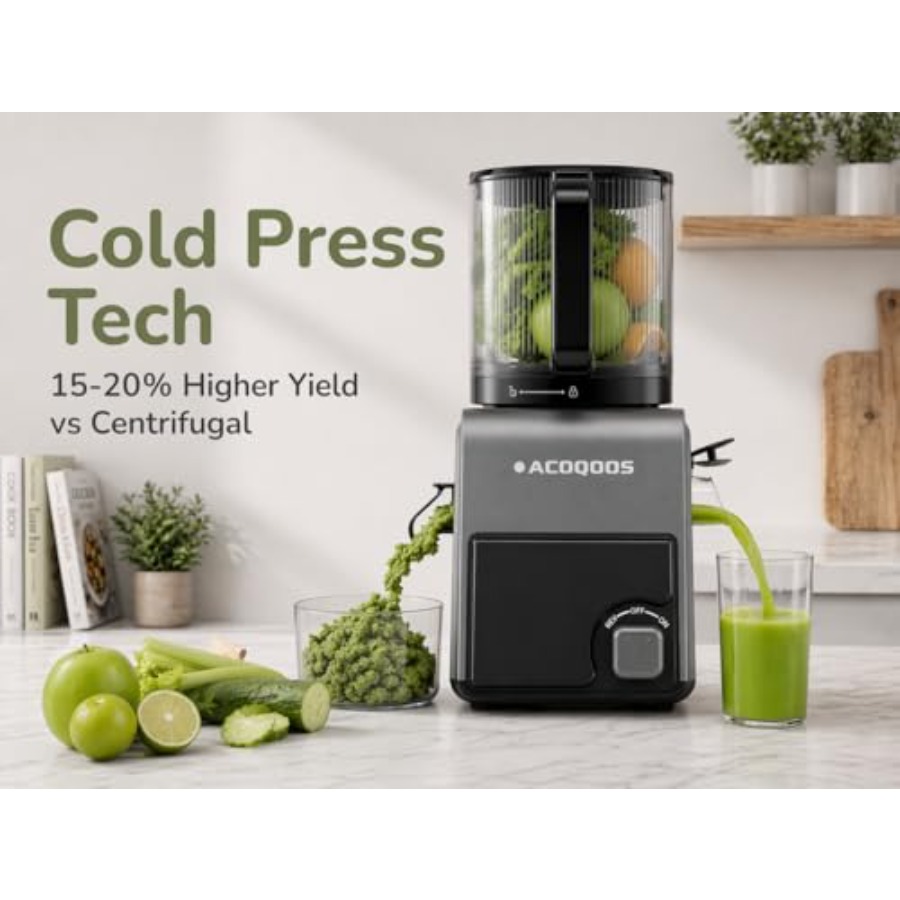 家庭用3-in-1コールドプレスジューサー、オキシダイズドグ - Juicer Cold Press Slow のレビューと価格