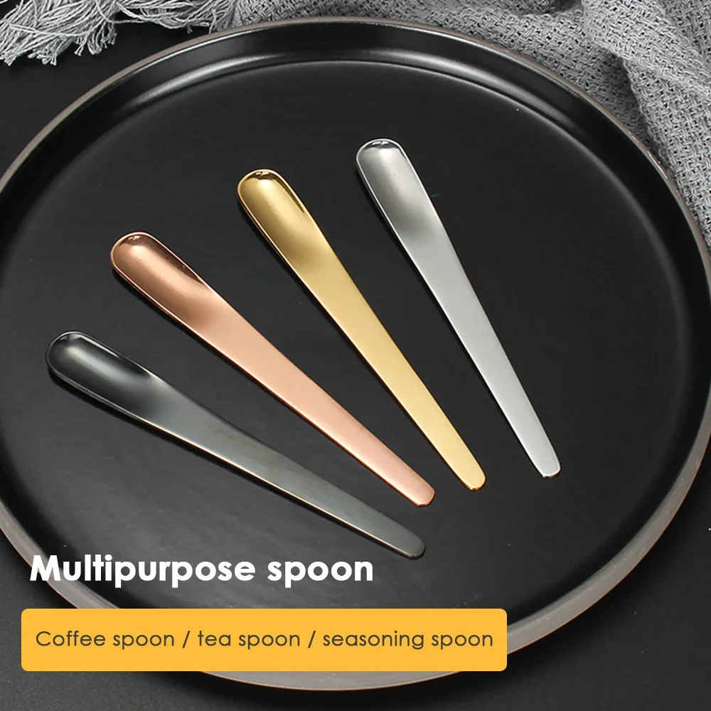 ステンレス製コーヒースプーン,デザート用フラットスプーン,小 - Kitchen Appliances For Restaurant のレビューと価格