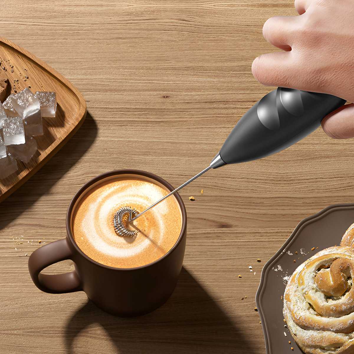 コーヒー電動ミルクフォーマー、電動泡立て器、コードレス電動飲 - Kitchen Appliances For Restaurant のレビューと価格