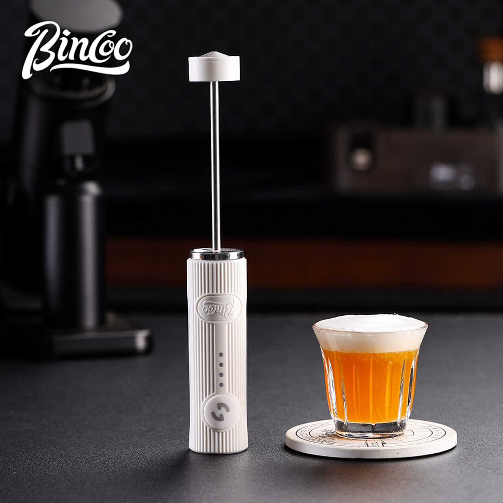 Bincoo 新しいミルクフォーマーコーヒー泡立て器ミキサー - Milk Frother Automatic のレビューと価格