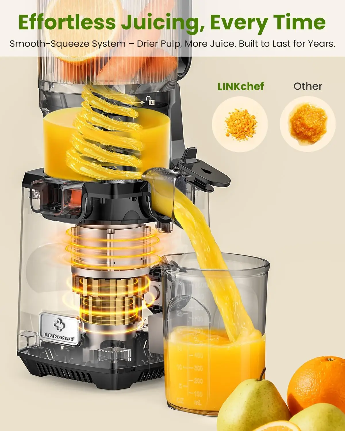 コールドプレスジューサー - 250Wジューサーマシン、5. - Juicer Cold Press Slow のレビューと価格