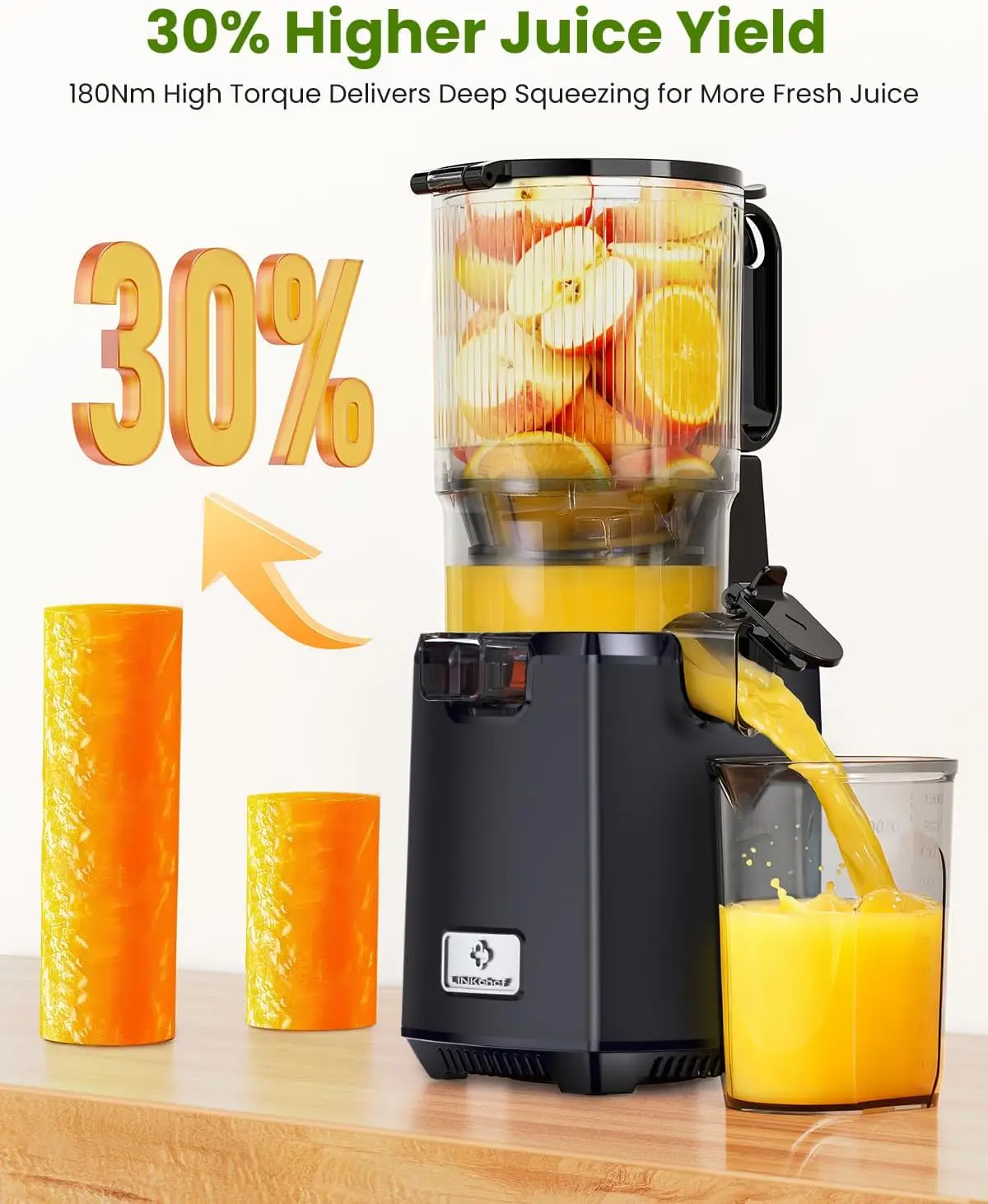 コールドプレスジューサー - 250Wジューサーマシン、5. - Juicer Cold Press Slow のレビューと価格