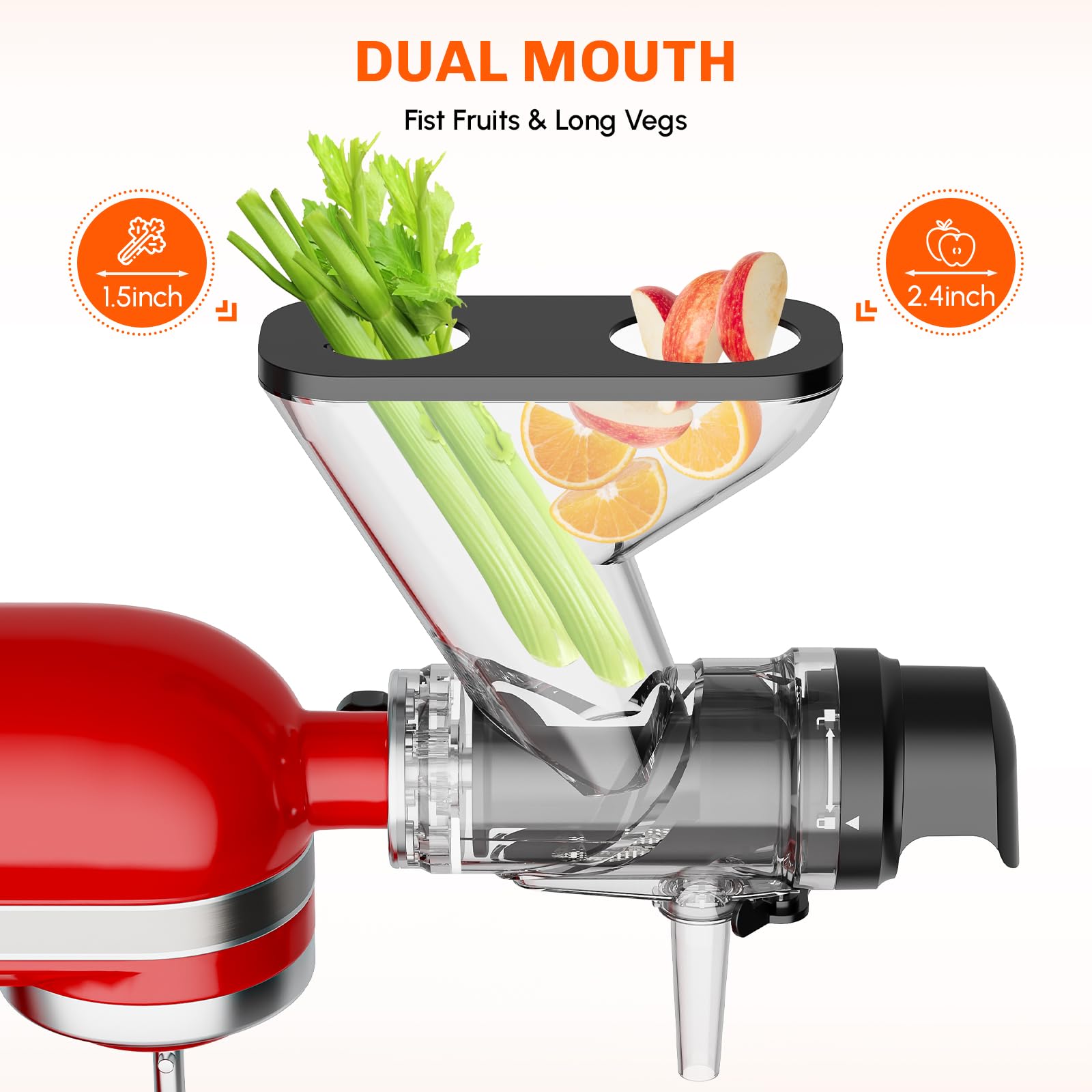 キッチンエイドスタンドミキサー用咀嚼式ジューサーアタッチメン - Juicer Cold Press Slow のレビューと価格
