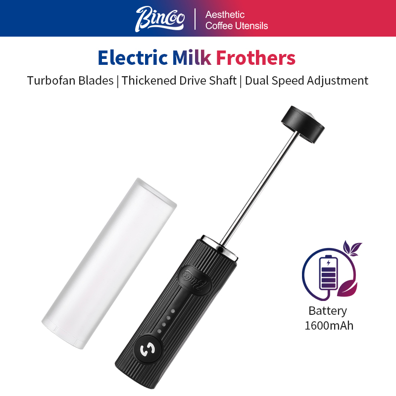 BINCOO 電気コーヒー泡立て器 USB 充電式 2 スピ - Milk Frother Automatic のレビューと価格