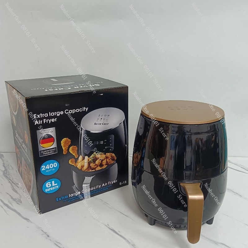 6L エアフライヤー大容量オイルフリーフライヤー多機能デジタ - Kitchen Appliances Electric のレビューと価格