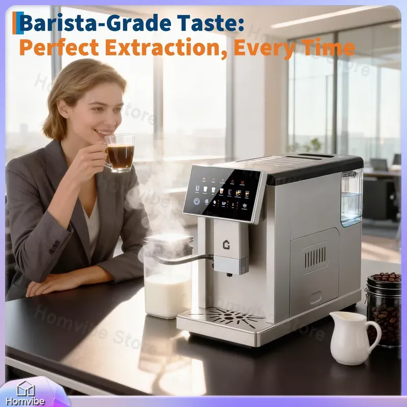 第3世代自動エスプレッソマシン、ミルクフォーマー、取り外し可 - Milk Frother Automatic のレビューと価格